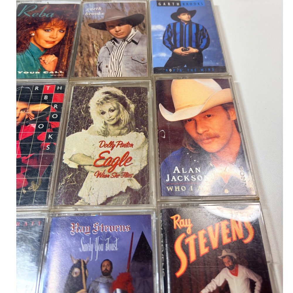 Lot of 15 Vintage Cassette Tape Cases & J-Cards (No Cassette tapes included) - Picture 5 of 9
